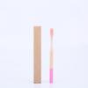 Bamboo Toothbrush Adult Bamboo Charcoal Soft Bristle With Round Handle For Oral Care