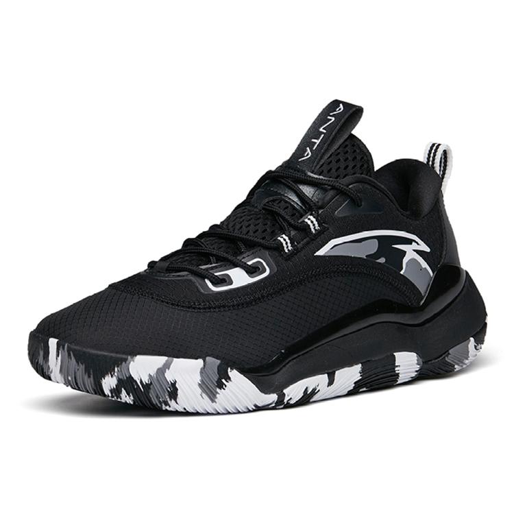 New ANTA Basketball Collection Basketball Shoes Men Low Top Black 112141643S-3