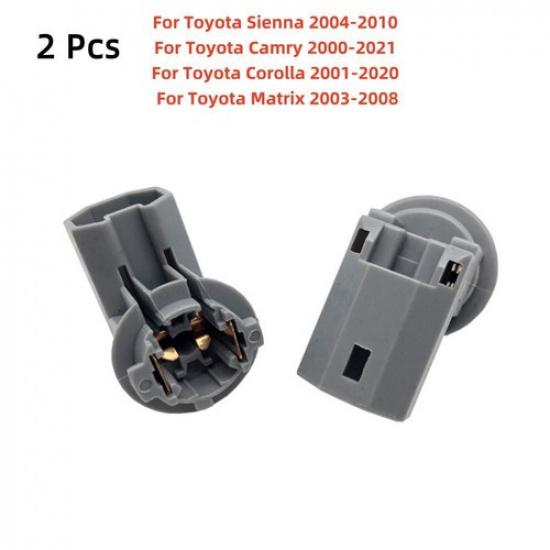 2PCS License Plate Lamp Bulb Socket For Toyota Camry Corolla Matrix Lexus RX350