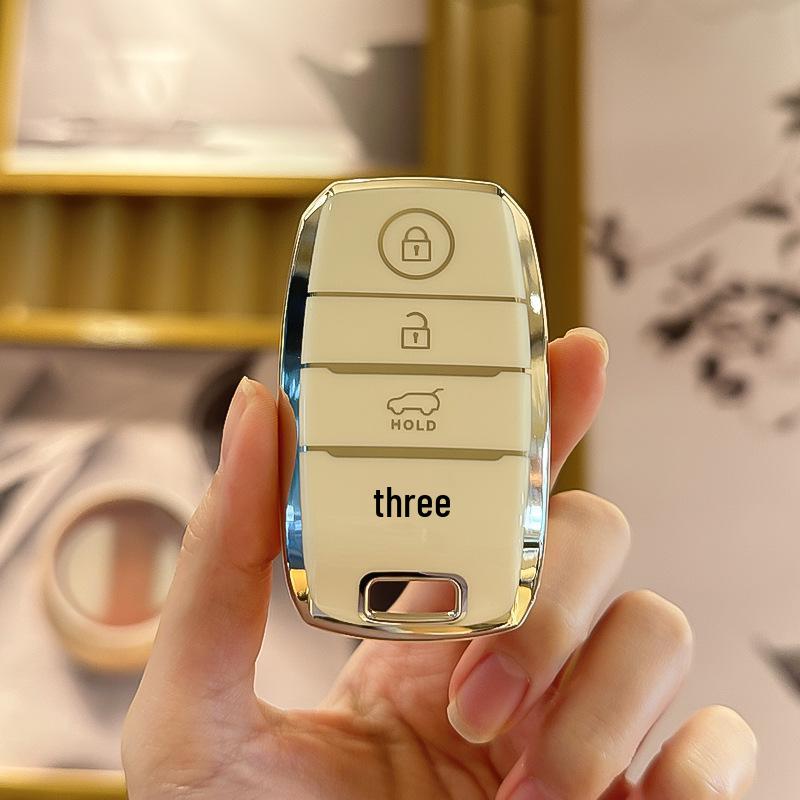 4-Button Key Cover for Kia Sportage, Sorento, Carens, K7, K5 in Vietnam, Southeast Asia