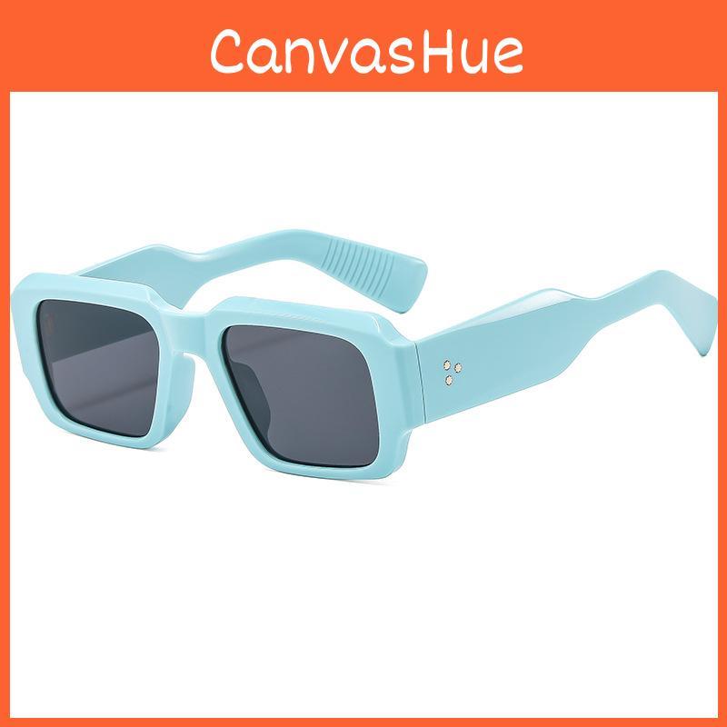 Fashion Trendy Square Sunglasses With Uv400 Protection For Casual Wear