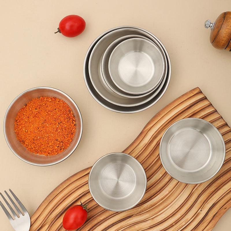 ZISIZ Stainless Steel Dipping Sauce Dish Set