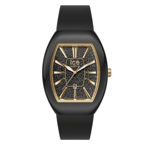 

Authorized Ice-watch Women s Watch 024030 ICE boliday Dome Black Glitter Gold Small Second Hand Date Display