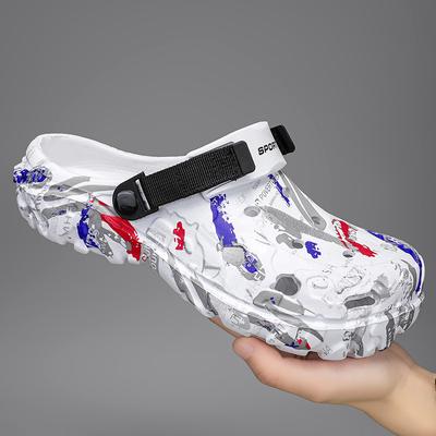 Fashion Summer Men Garden Clogs 2025 Summer Slippers for Men Outdoor Slide Soft Beach Shoes Male Summer Sandals