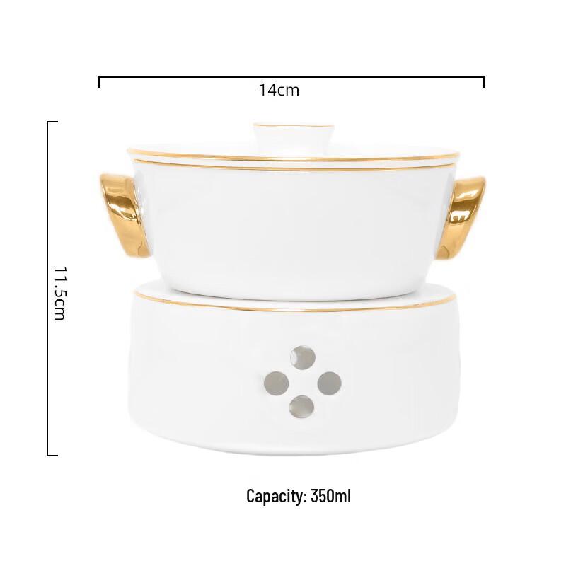 Kazan Gold Line Ruyi Double-Handled Soup Tureen