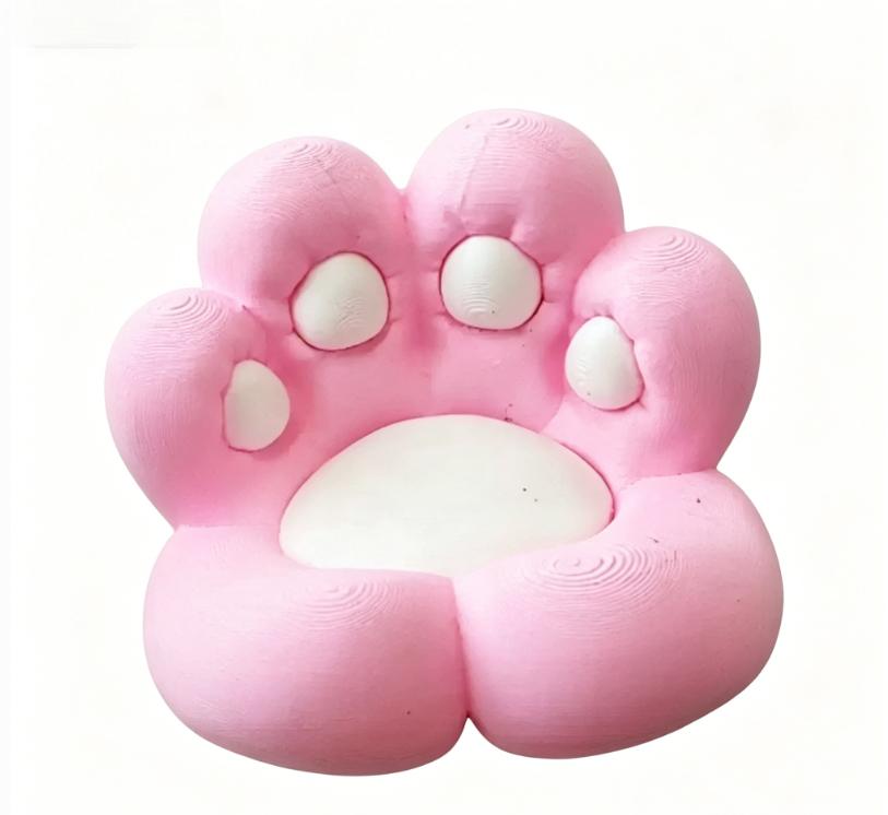 Adorable Paw Shaped Desk Holder, Multifunctional Storage Support Rack for Digital Gadgets розовый