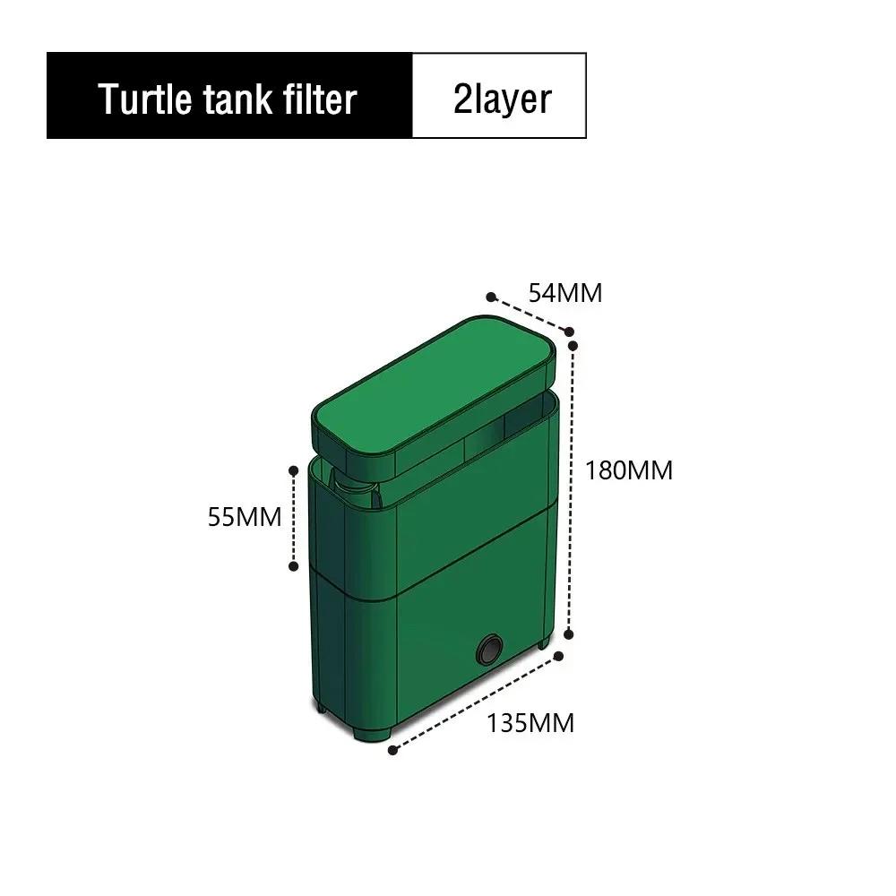 

Three in One Wu Filter Low Water Level Internal Waterfall Circulation Drainage, Biological Filtration, Amphibious Water Tank