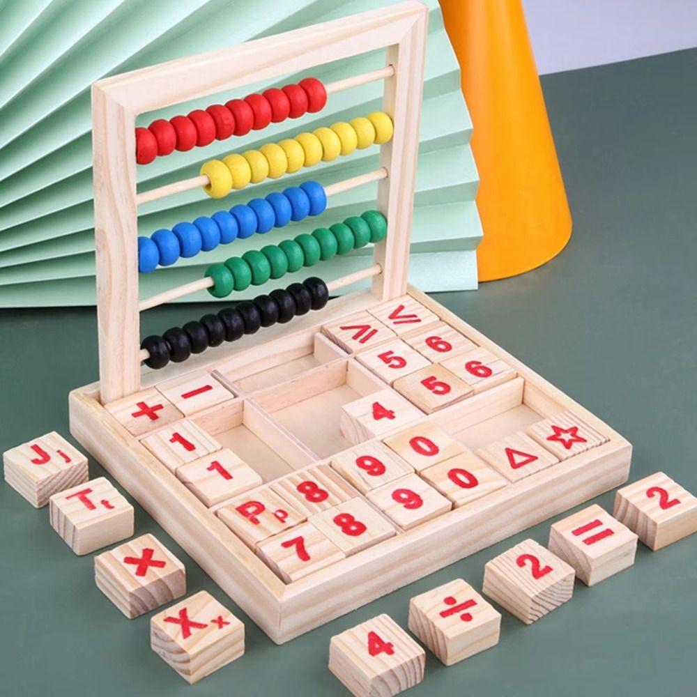 Wooden Learning Mathematics Tool Montessori Toy Montessori Educational Toy 3-6 Year Olds