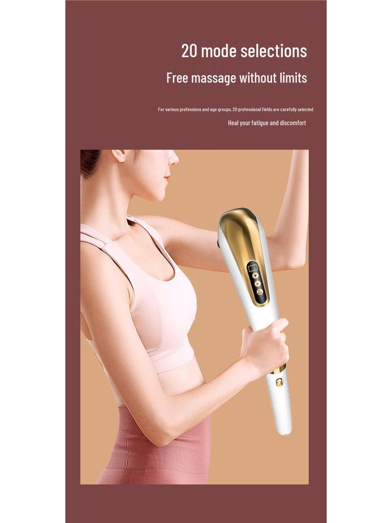 Electric Tapping Massage Hammer for Back, Shoulder, and Leg