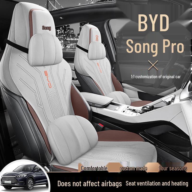 BYD Song Pro Champion Edition Seat Cover: Fits 23 Models, All-Season, Half-Pack Cushion
