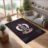 OGC Nice FC Soccer Football Pattern Soft Area Rug Non Slip Indoor Floor Carpet Sports Decor Mat for Bedroom