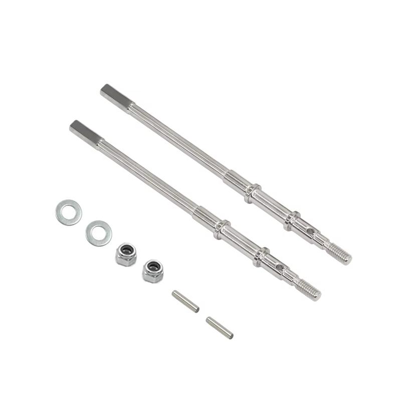 CVD Drive Shaft Dogbone Heavy Duty Universal AR44 Axle Front and Rear for RC 1/10 Axial SCX10-II 90046 90047 JEEP Wrangler