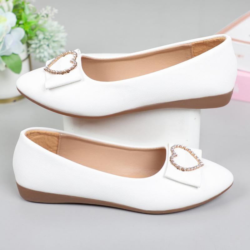 Spring new flat-bottomed pointed single shoes women's pedal Doudou shoes