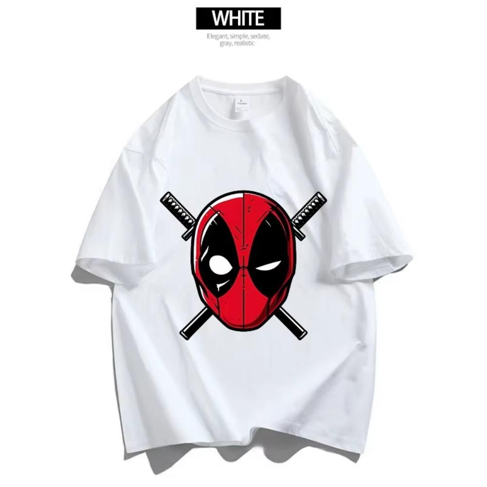 MINISO Marvels Spidermans Women Men T Shirt Fashion Printed Summer Clothes Marvels Anime Cartoon Tee Shirt Short Sleeve Tops