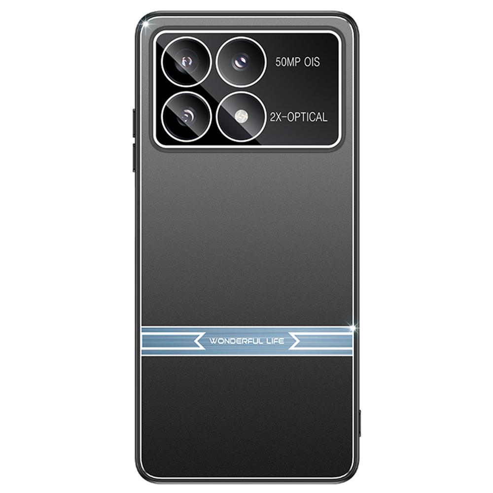 For Xiaomi Poco F6 Pro 5G/Redmi K70 5G/K70 Pro 5G Case Matte Metal Back PC+TPU Phone Cover