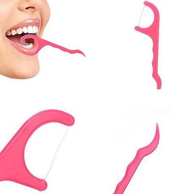 25-250Pcs Dental Floss Flosser Pick Teeth Toothpicks Stick Oral Care Tooth Clean