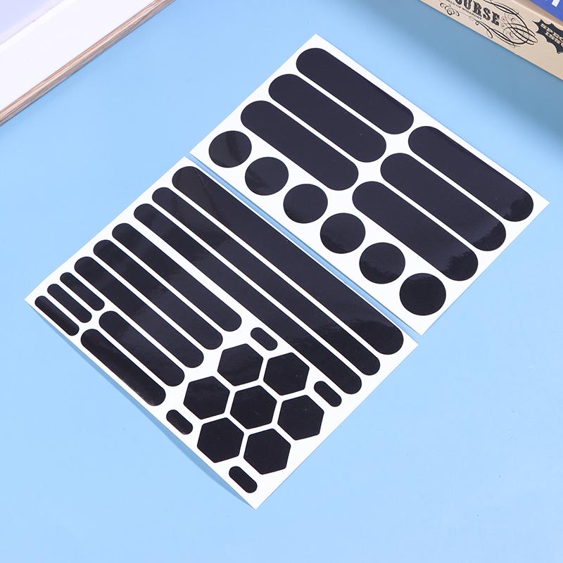 New Sale Motorcycle Helmets Invisible Black Reflective Stickers Simple And Effective Reflective Tape For Helmets Bikes