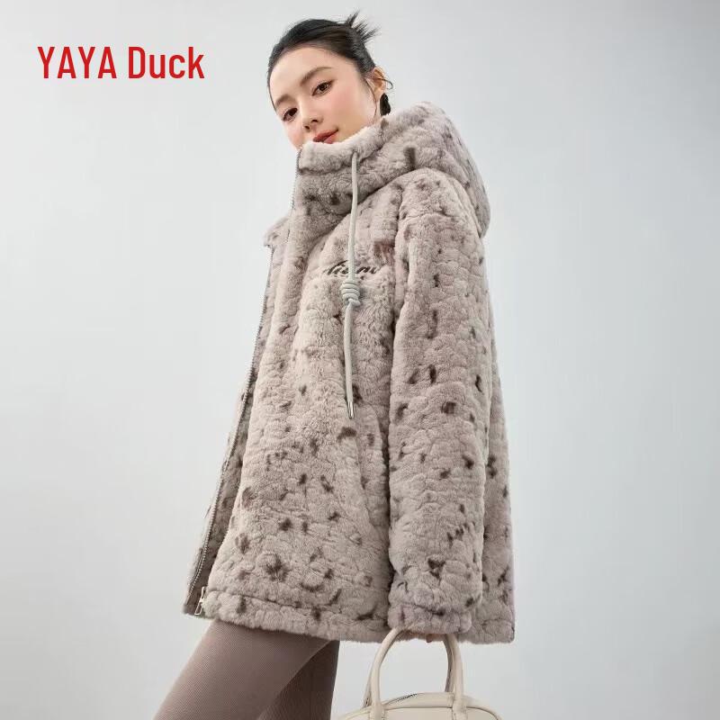 

Женская пуховая куртка с капюшоном и подкладкой из шерпы Yaya S