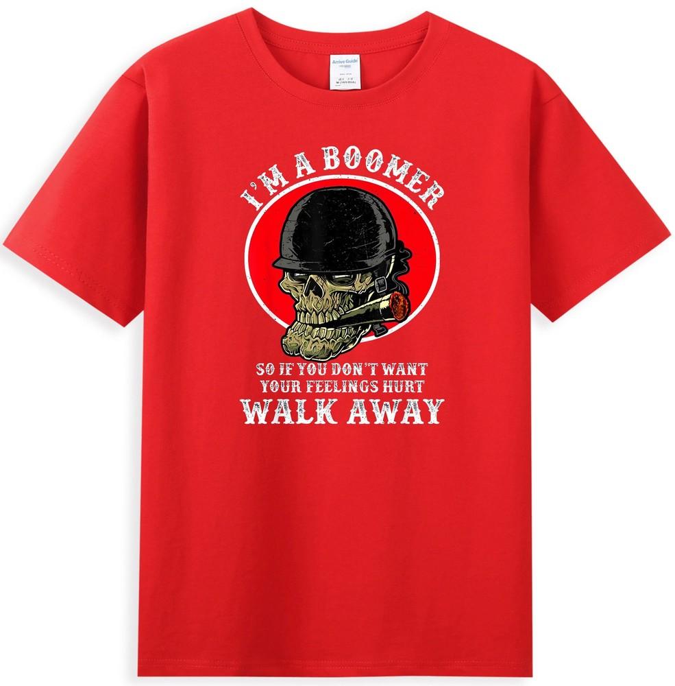 Skull Im A Boomer So If You Dont Want Your Feelings Hurt Walk Tshirt S