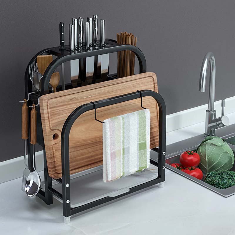 Нержавеющая сталь Нож Стойка Кухонная стойка Многофункциональный ...