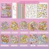 New 3D Miniature Scene Collection Stacking Pasting 10 Sences Landscape Sticker Book Cartoon Pasting Scene Stickers Scrapbooking