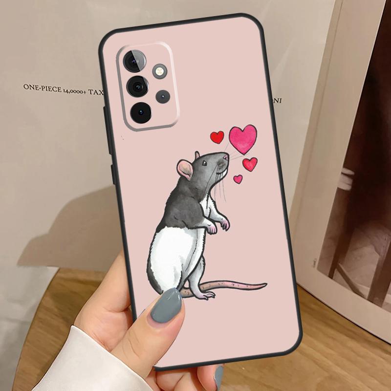 

Mouse Rat Case For Samsung Galaxy A15 A16 A17 A26 A36 A56 A55 A35 A52 A32 A12 A53 A33 A13 A14 A34 A54 Samsung A24 4G