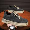 Men's Trendy Brand Versatile Casual Workwear Shoes Sports Low Top Leather Surface Waterproof Anti Slip Wear-resistant Martin