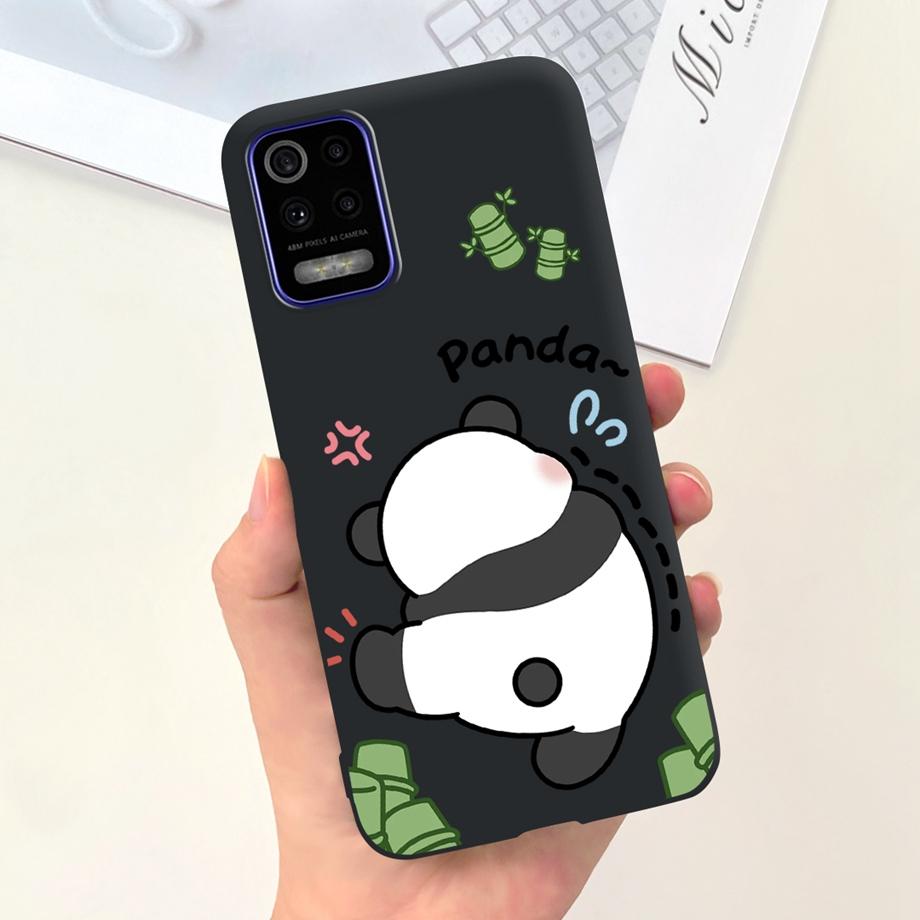 For LG K52 Q52 2020 Phone Case Soft Matte Silicone Capa For LGK52 LGQ52 2020 Funda Goothic Style Cartoon Back Cover Cute Pattern