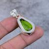Peridot Gemstone Handmade 925 Steling Silver Jewelry Pendant 1.58" M-374