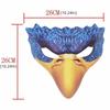 PU-Leder Tier-Cosplay-Maske mit elastischem Gürtel Leder Vogel Adler Maske Bühnenaufführungs-Requisiten