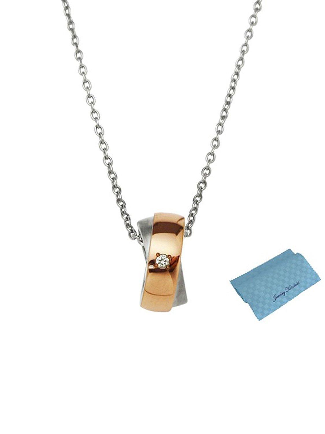 

fe-fe phiten titanium necklace in Phiten SIMPLE CROSS pink gold, size 30, women s. Set of 2 (necklace and Kotobuki jewelry polishing cloth).