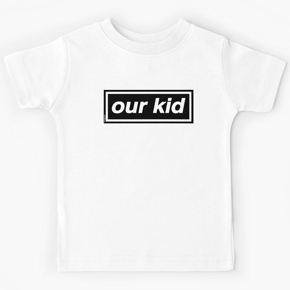 Our Kid - OASIS Band Tribute [White] MADE IN THE 90s Kids T-Shirt 140