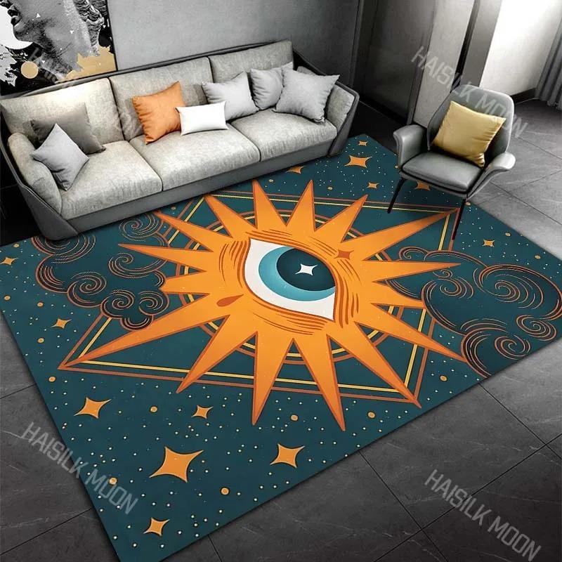 Cartoon Cat Carpet Mat Rug Home Decoration Colorful Animal Pattern Kids Room Bedroom Floor Mat Non-Slip Bedroom Decor Carpet