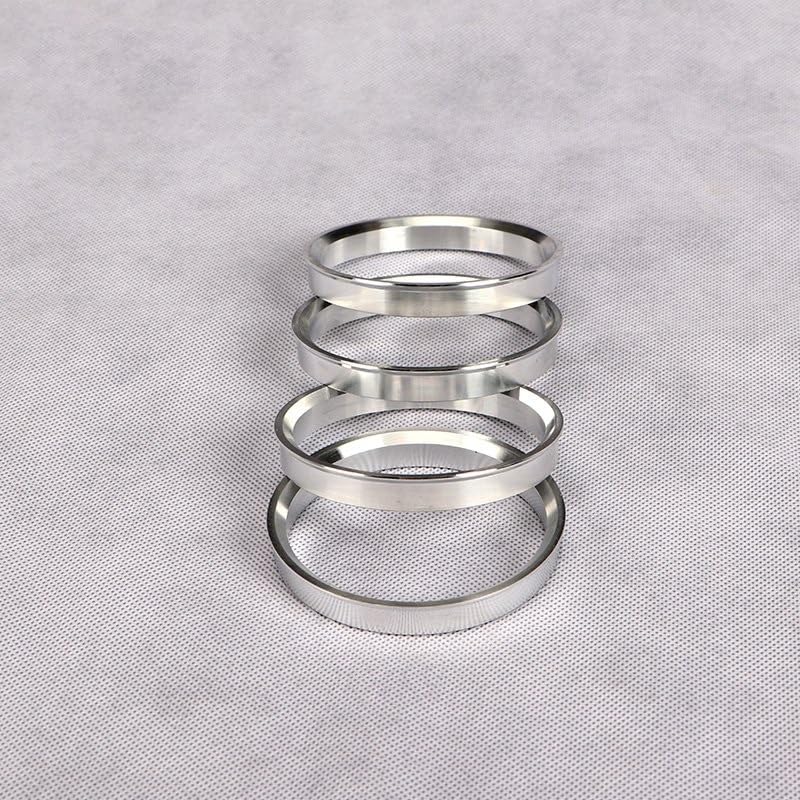Hub Center Ring 4 Pcs Car Aluminum Hub Ring Centric 68-60.1 73.1-70.1 64.1-56.6 108-93