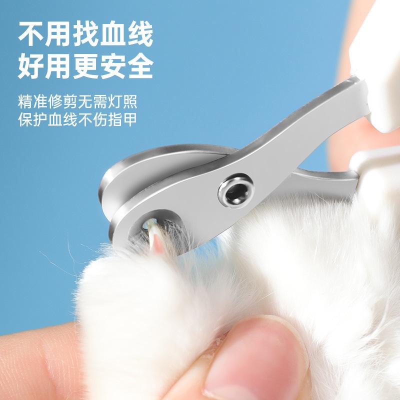 Pet Nail Clippers with Round Hole for Cats and Dogs - Ideal for Small and Medium Breeds
