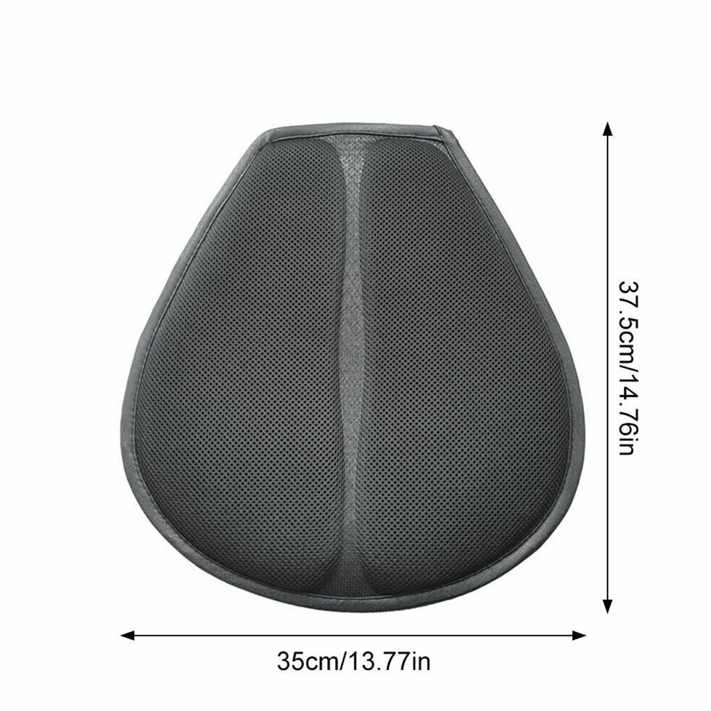 Motorcycle Seat Cushion 5-Layer Shock Absorption Motorbike Seat Pad Quick Drying Protective Ride Saddle Seat Non-slip Accessorie