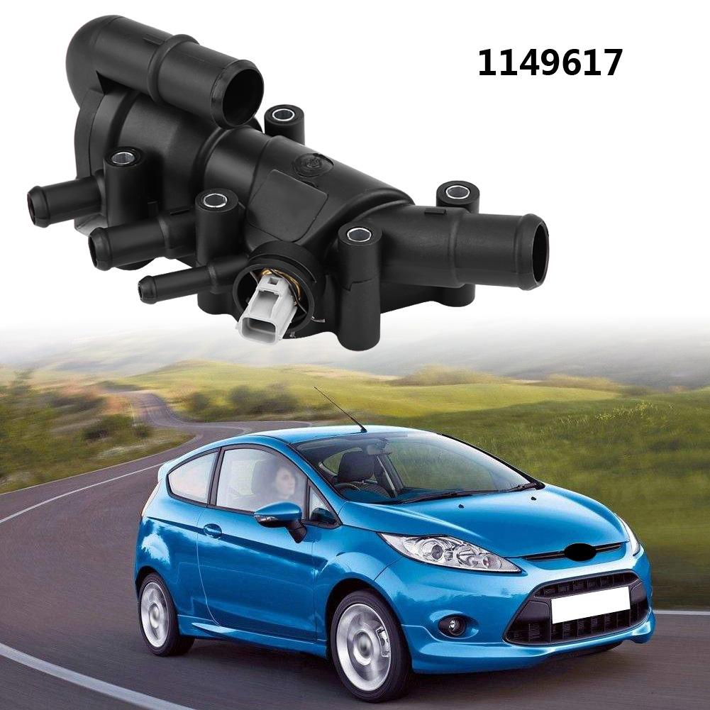 1149617 Bilmotor Kjølevæske Vannutløp Termostat med Husmontering for Ford Fiesta V 1.3