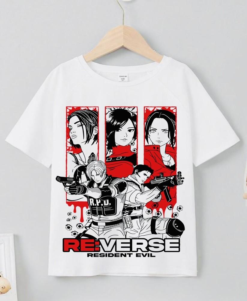 Resident Evil 2 Ada Wong T-shirt - Mens and Women's Anime Gift- Remake Game Leon