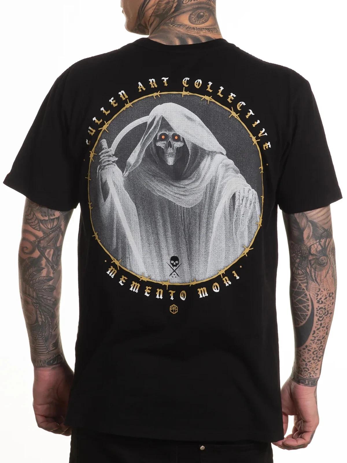 

Sullen Men s Ghost Reaper Short Sleeve Premium T-shirt Tattoo Style Art Tee 4XL