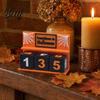 Halloween Coffee Table Centerpiece Countdown Calendar Block 3D Printed Advent Calendar Spooky Daily Blocks Count Down to Decor for Mantel,
