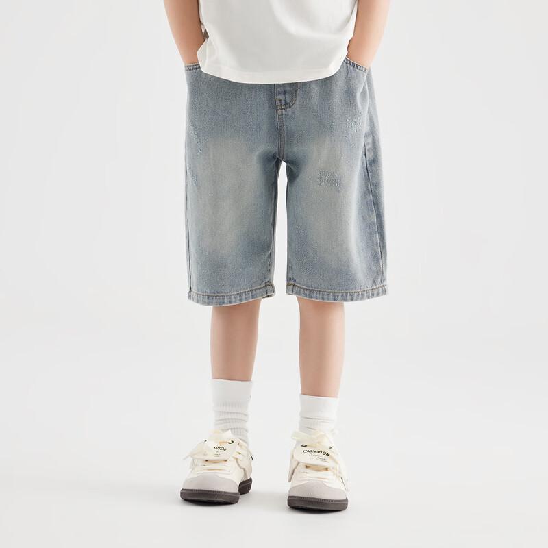 Boys' Casual Denim Bermuda Shorts