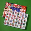 Vánoční hra s blind boxy Santa Clause - 40 otvorů, sváteční dárky a figurkové hračky pro děti