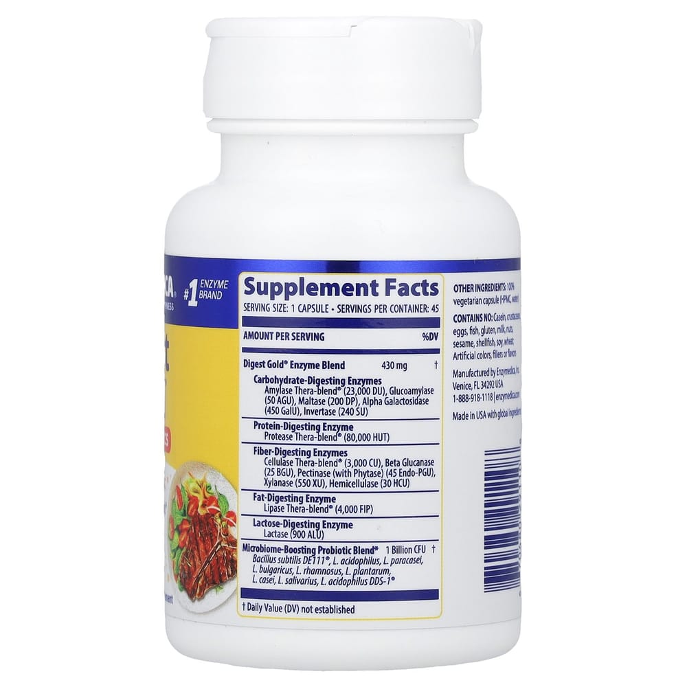 Enzymedica Digest Gold + Probiotics 45 Capsules