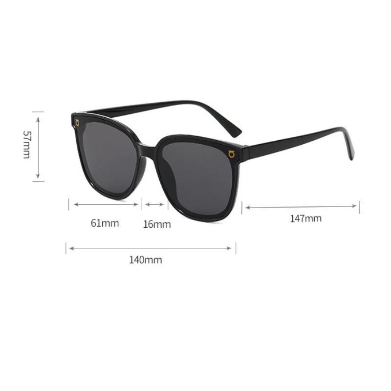Klassiske Vintage Firkantede Solbriller Kvinner Cat Eye Solbriller Dame Klassiske UV400 Utendørs Feriebriller
