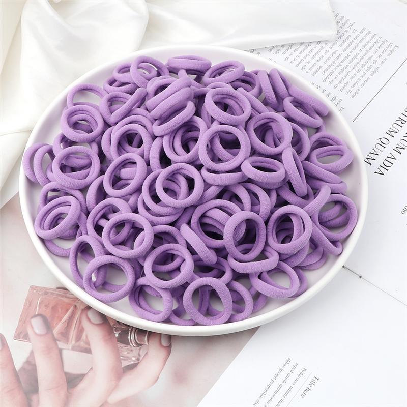 30/50/100 buc/Set Colorate Mici Elastice de Păr Fete Drăguțe Elastice de Păr cu Elasticitate Ridicată Accesorii de Păr pentru Copii Suport Coadă de Cal Bandă de Păr