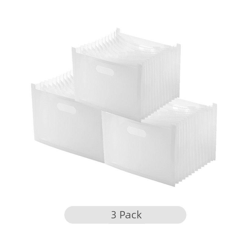 Vertical File Holder Retractable Folder Classification Student Test Paper Document Pouch Document Storage Organize Fantastic
