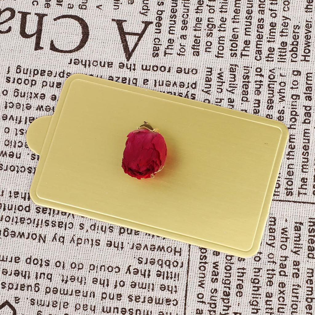 100 Stück Mousse Kuchenbretter Gold Papier Cupcake Dessert Aussteller Tablett Hochzeit Geburtstagstorte S