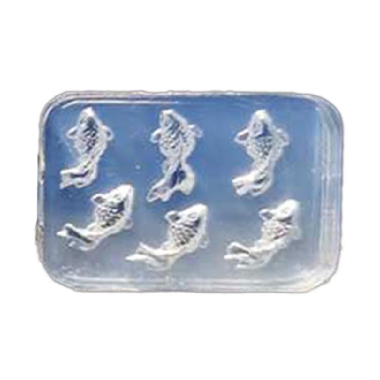 Silicone Earrings Necklace Pendant Carp DecorationMold Jewelry Making Tool