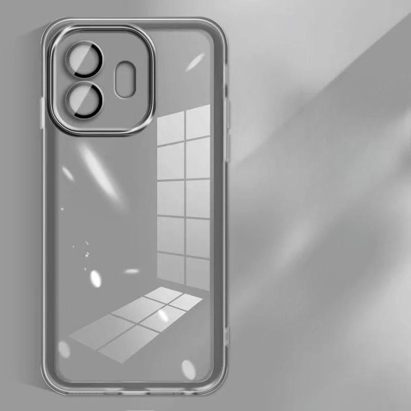 For OnePlus 15T Case For One Plus 15 T 1+15T Soft Clear Silicone TPU Cases Transparent Camera Lens Protective Film Cover Fundas