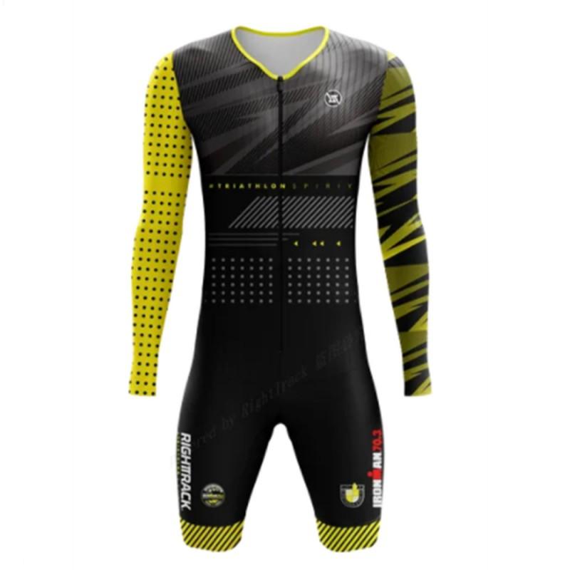 Mens Cycling Bodysuit Outdoor Road Bike Riding Suit Quick-Dry Lycra Performance Gear